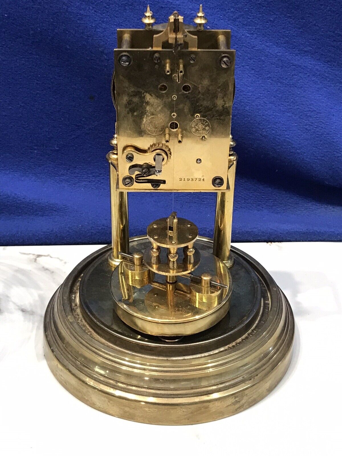 Vintage Gustav Becker Anniversary Pendulum Clock from Germany