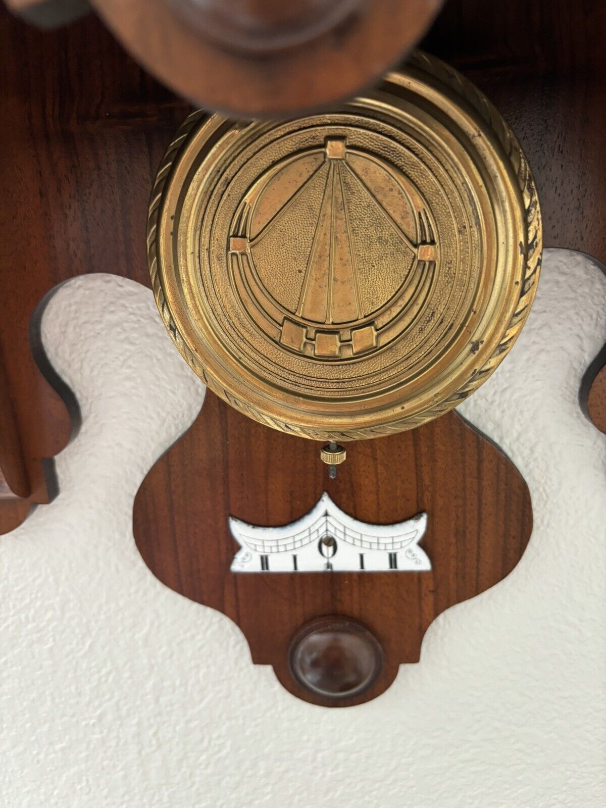Victorian Rosewood Pendulum Wall Clock, Mid 1800's