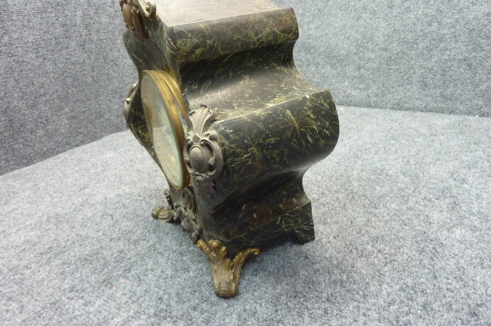 Ansonia 1800s Heavy Cast Iron Mantle Clock