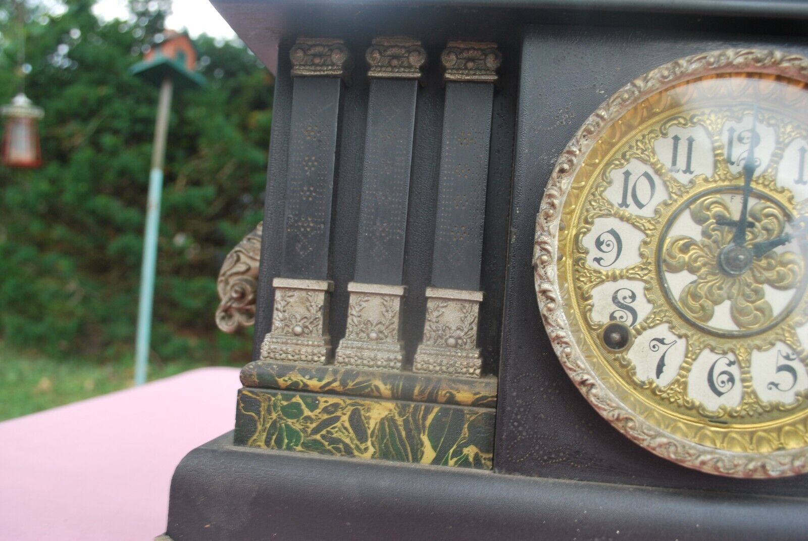 Late 1800's Ingraham Mantel Clock without Key
