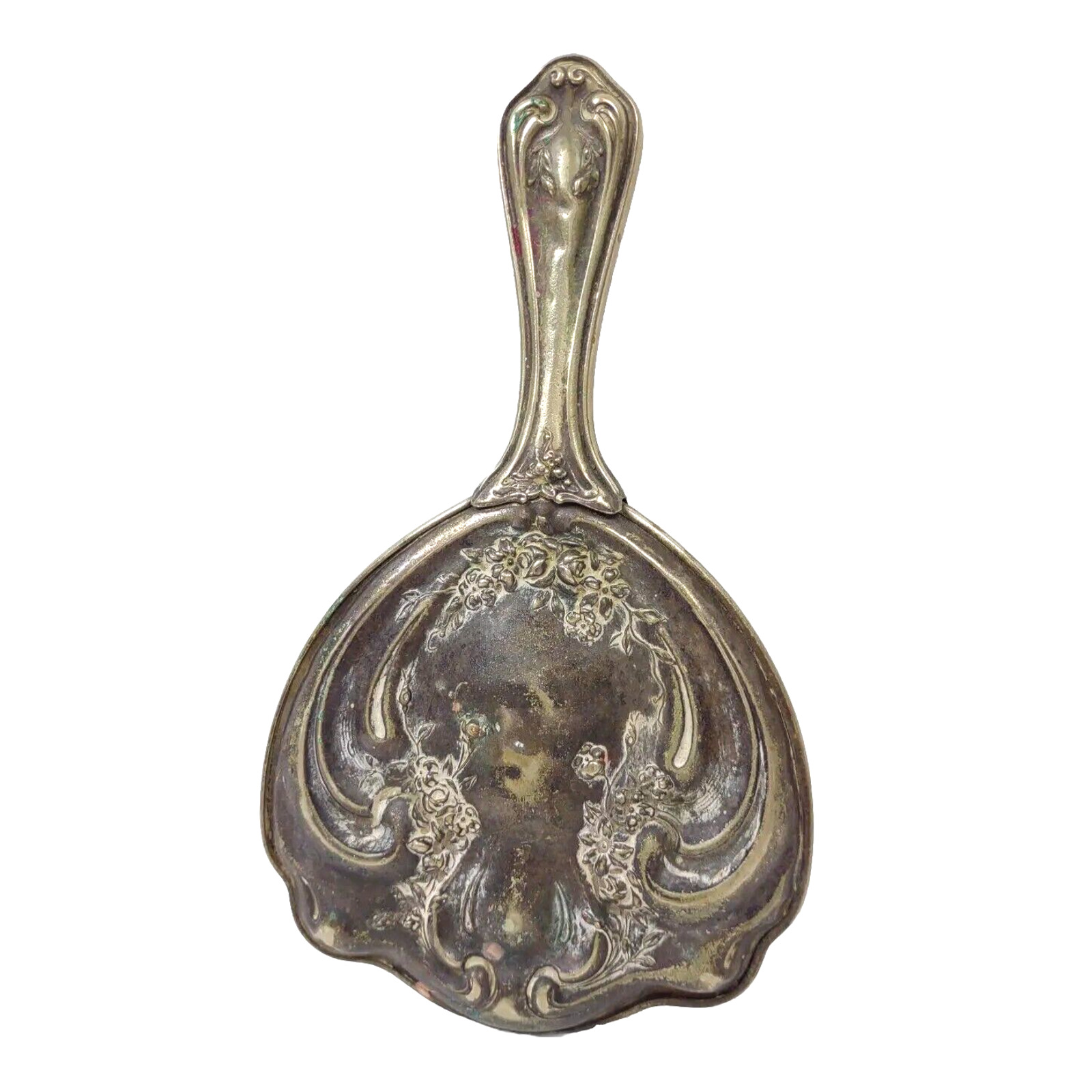 Gorham Silver Art Nouveau Vanity Mirror, 1900's