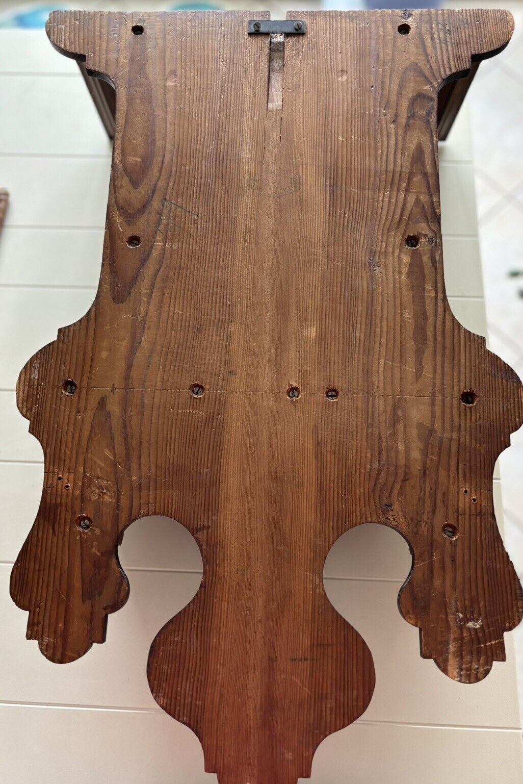 Victorian Rosewood Pendulum Wall Clock, Mid 1800's