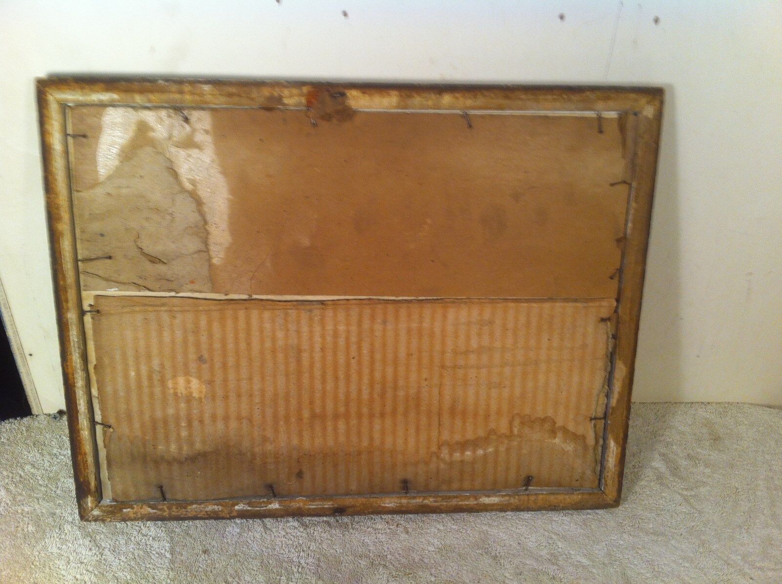1900s Litho Print in Antique Frame - Mother and Child