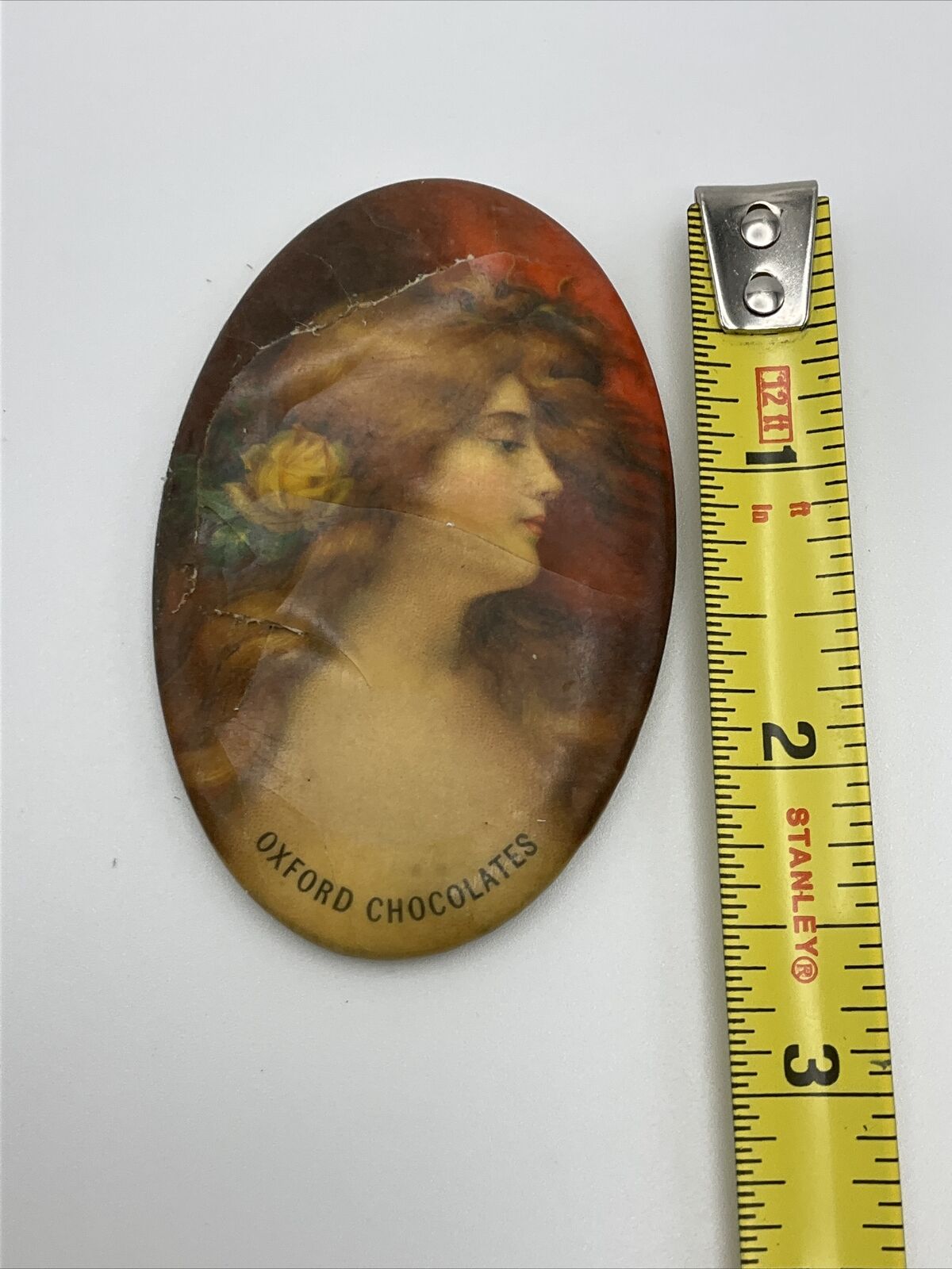 Vintage Oxford Chocolates Advertising Pocket Mirror