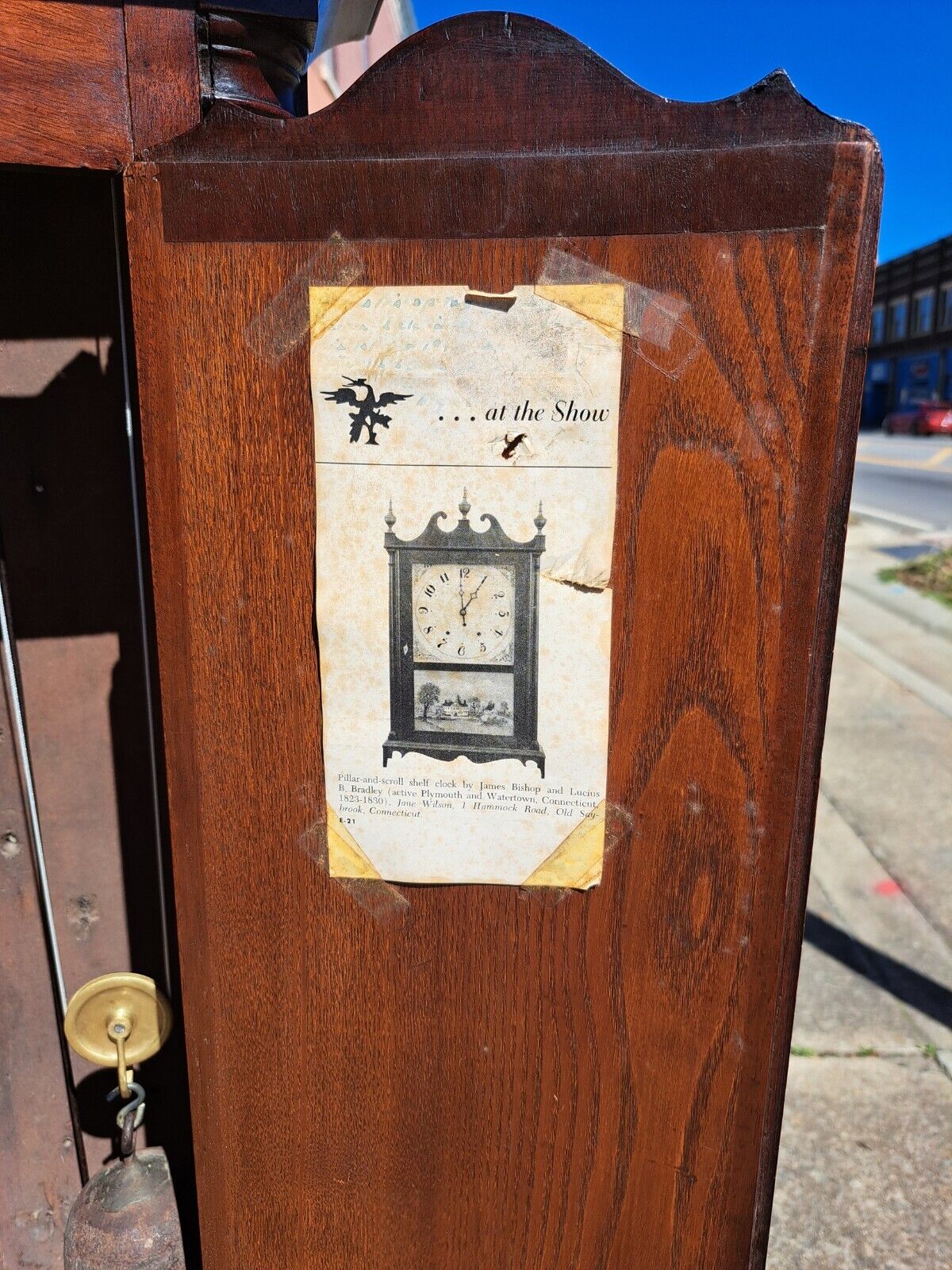 Scottish Mahogany Tall Case Clock from 18th Century