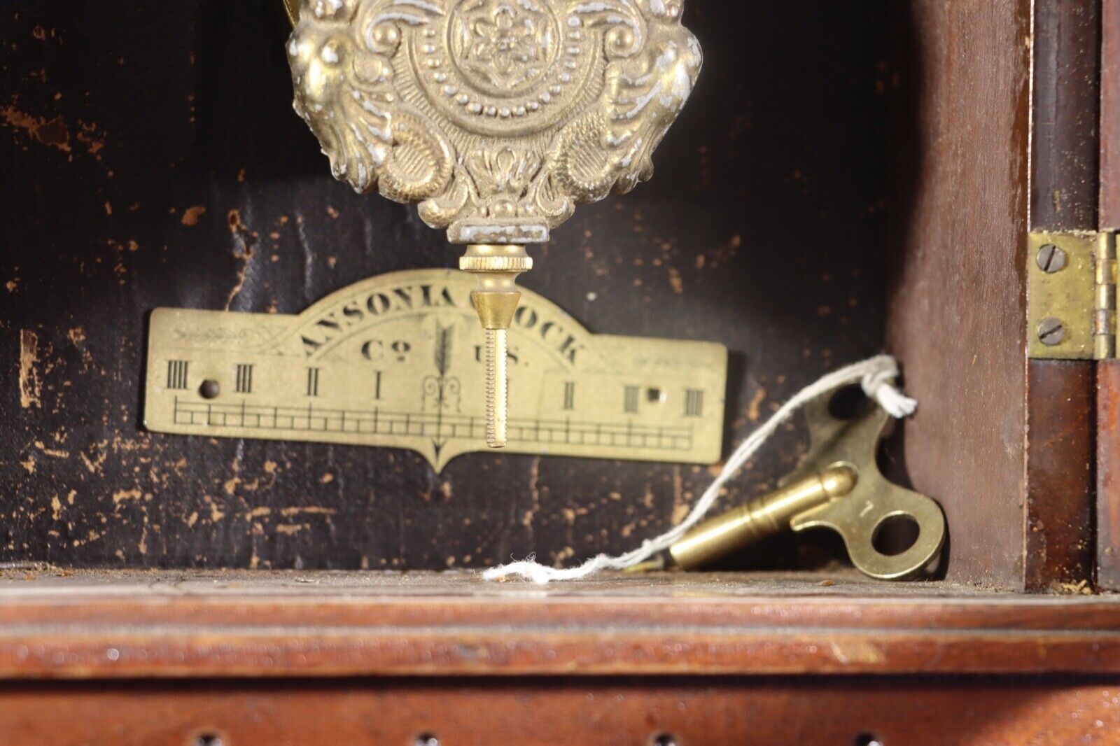 Ansonia Clock Company Mantle Clock 1800's Wind Chime