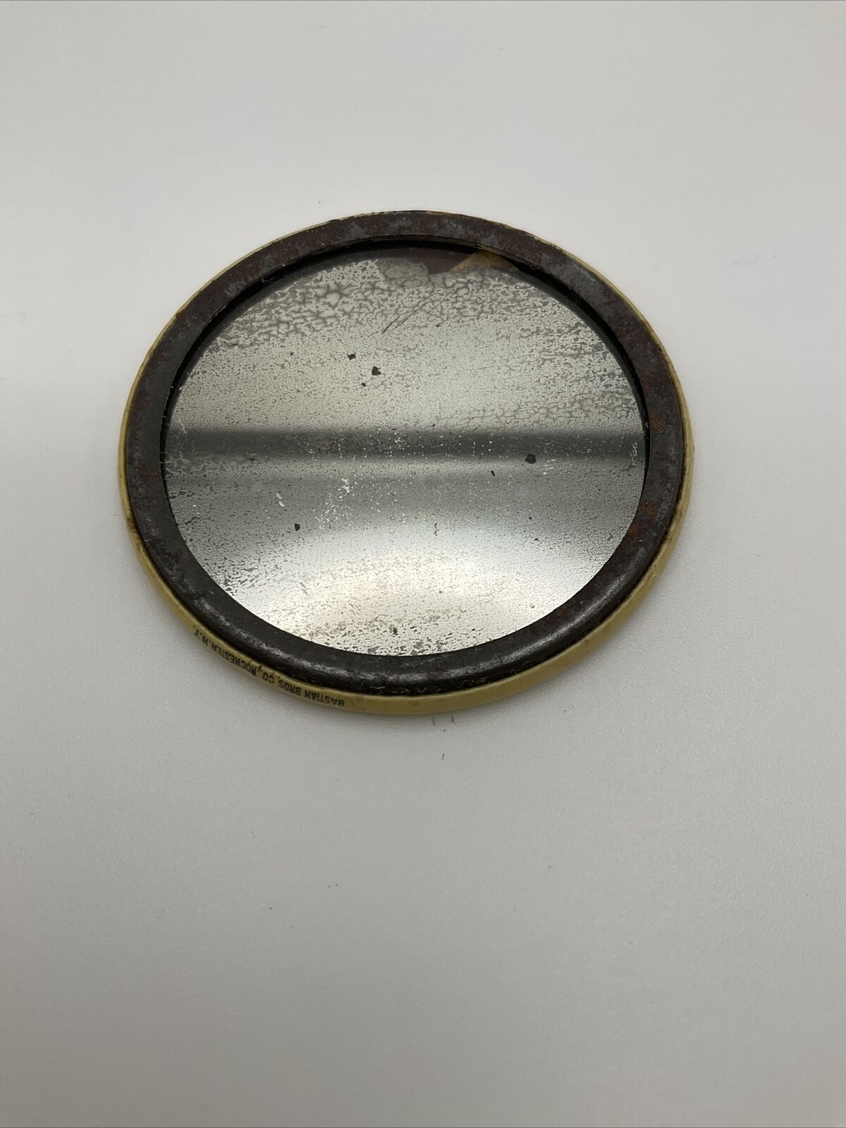 Antique Early 1900 Prudential Building Advertising Pocket Mirror