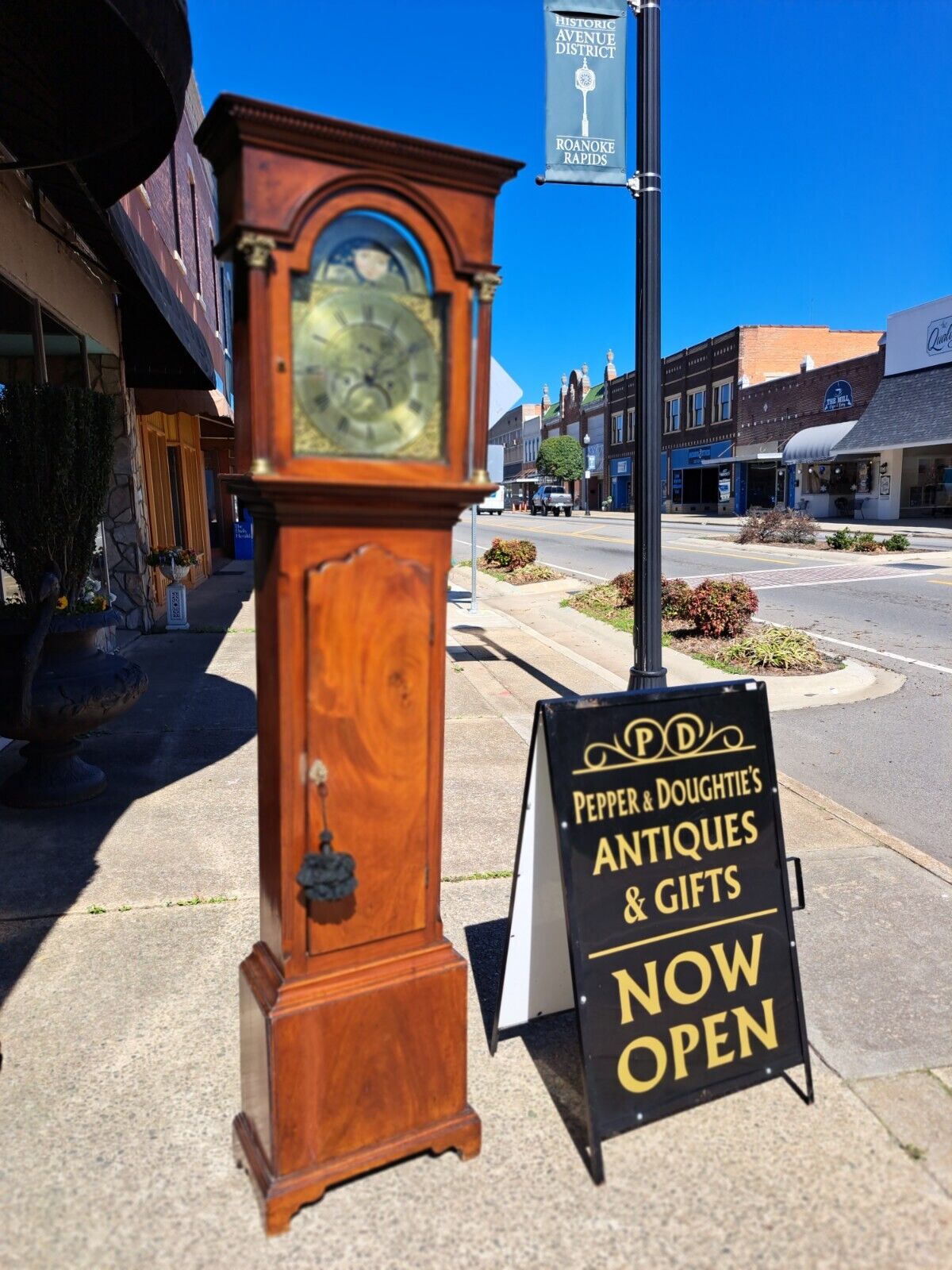 18th Century English Mahogany Tall Case Clock - Exceptional