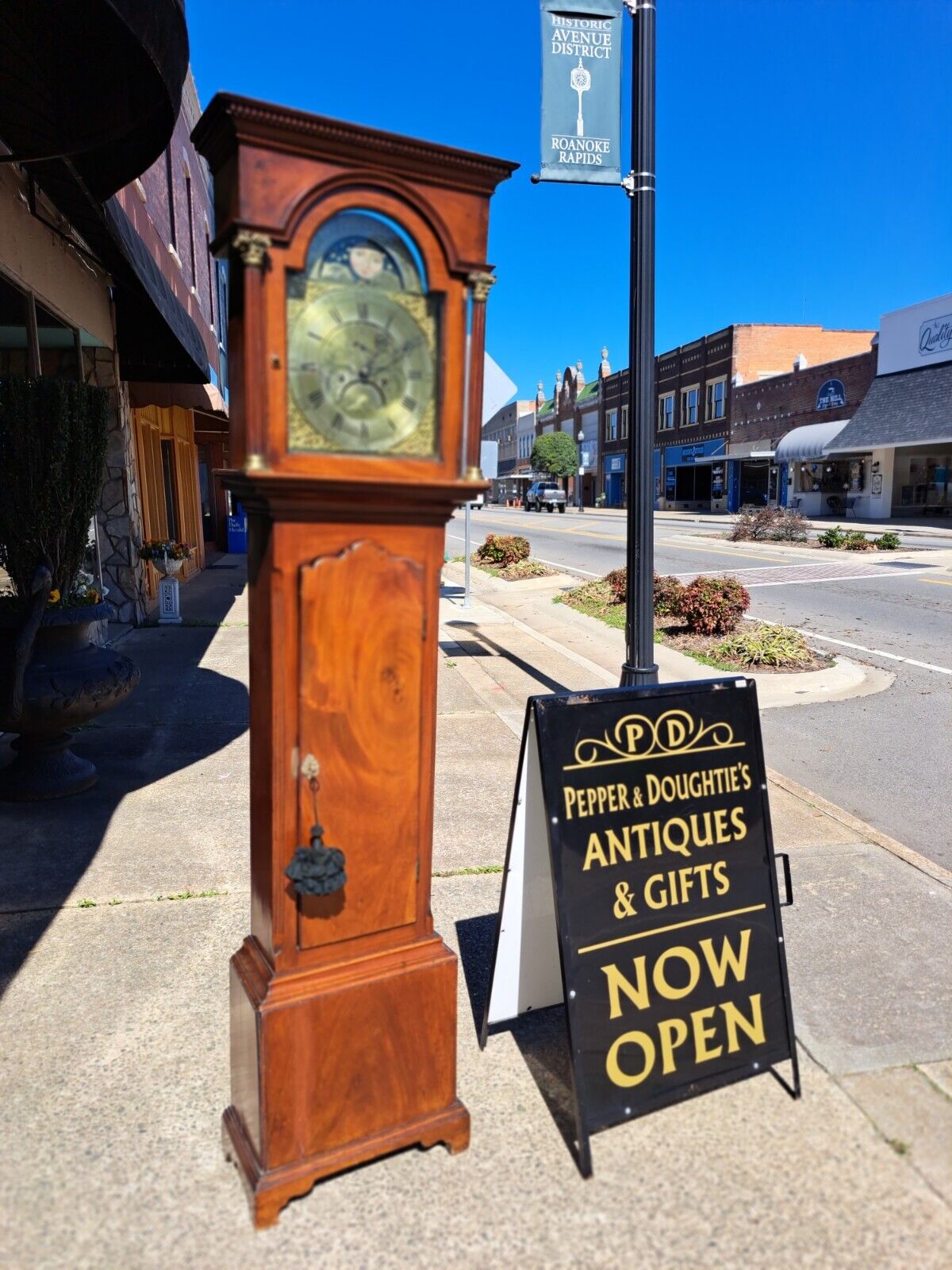 18th Century English Mahogany Tall Case Clock - Exceptional