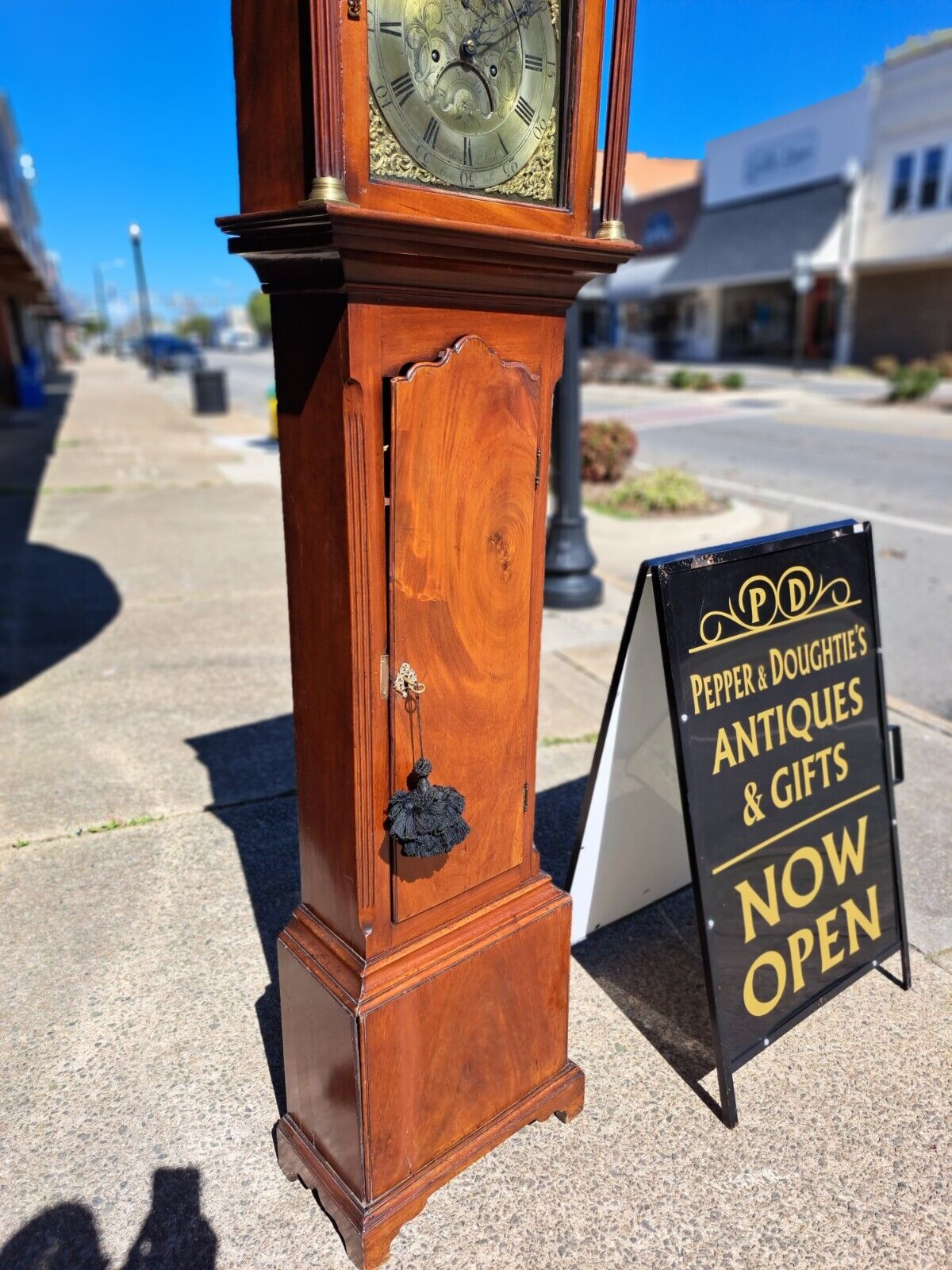 18th Century English Mahogany Tall Case Clock - Exceptional