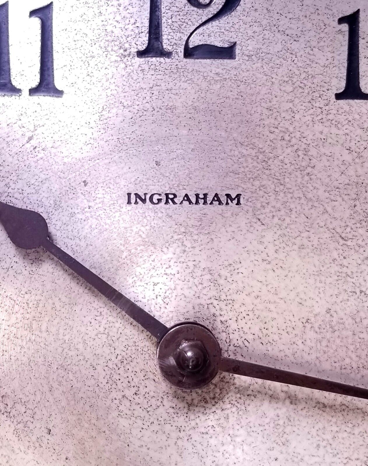 1800s E Ingraham Antique Banjo Clock with Pendulum