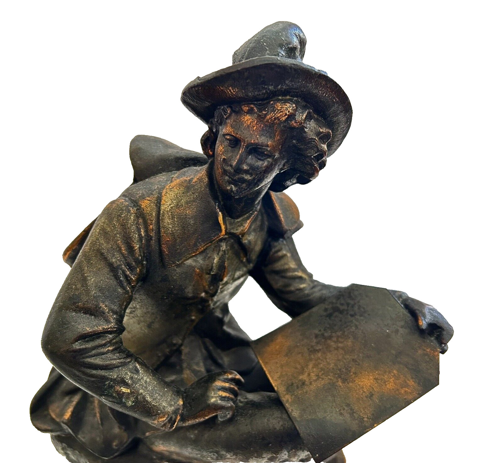 1800's Bronze Frontiersman Statue - Excellent Quality