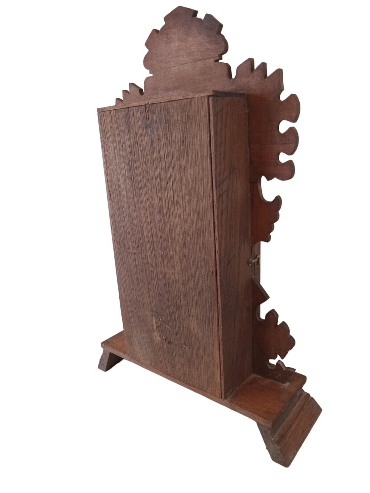 1800's S. LaRose Carved Victorian Gingerbread Shelf Clock
