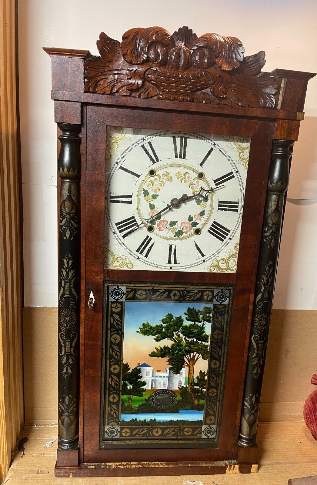 1800's Jerome & Darrow Antique Clock