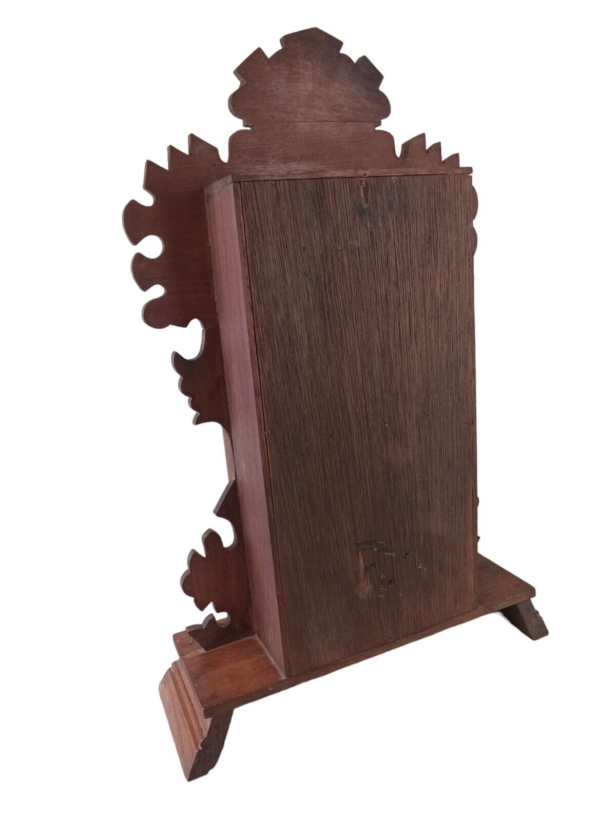 1800's S. LaRose Carved Victorian Gingerbread Shelf Clock