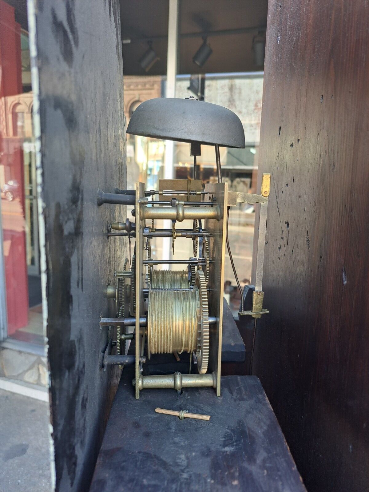Elegant 19th Century English Mahogany Tall Case Clock