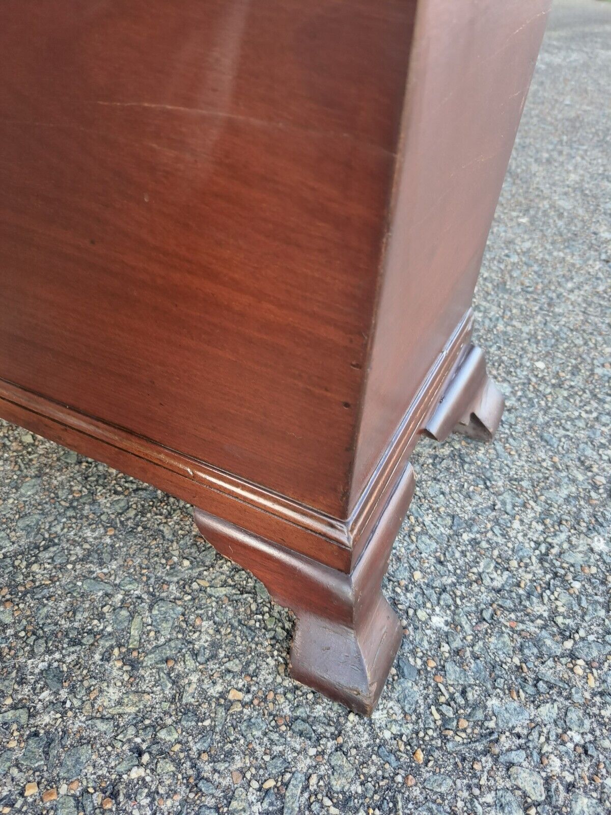 Elegant 19th Century English Mahogany Tall Case Clock