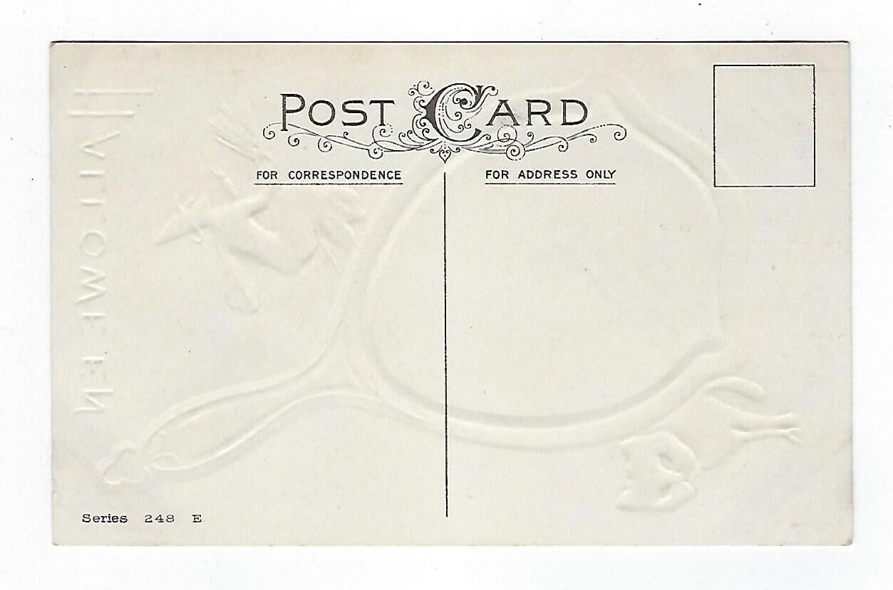 1900's LSC. Co. Series #248 Halloween Postcard with Witch