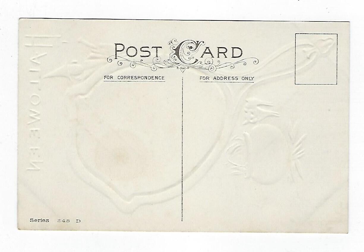 1900's LSC. Co. Series #248 Halloween Postcard Witch