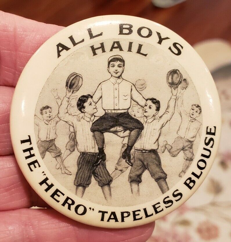 1900's "HERO" Tapeless Blouse Boys Pocket Mirror