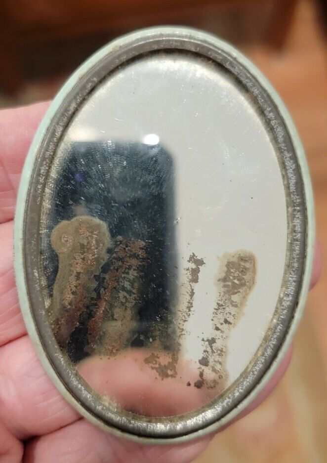 Antique Pocket Advertising Mirror from Grand Rapids, MI