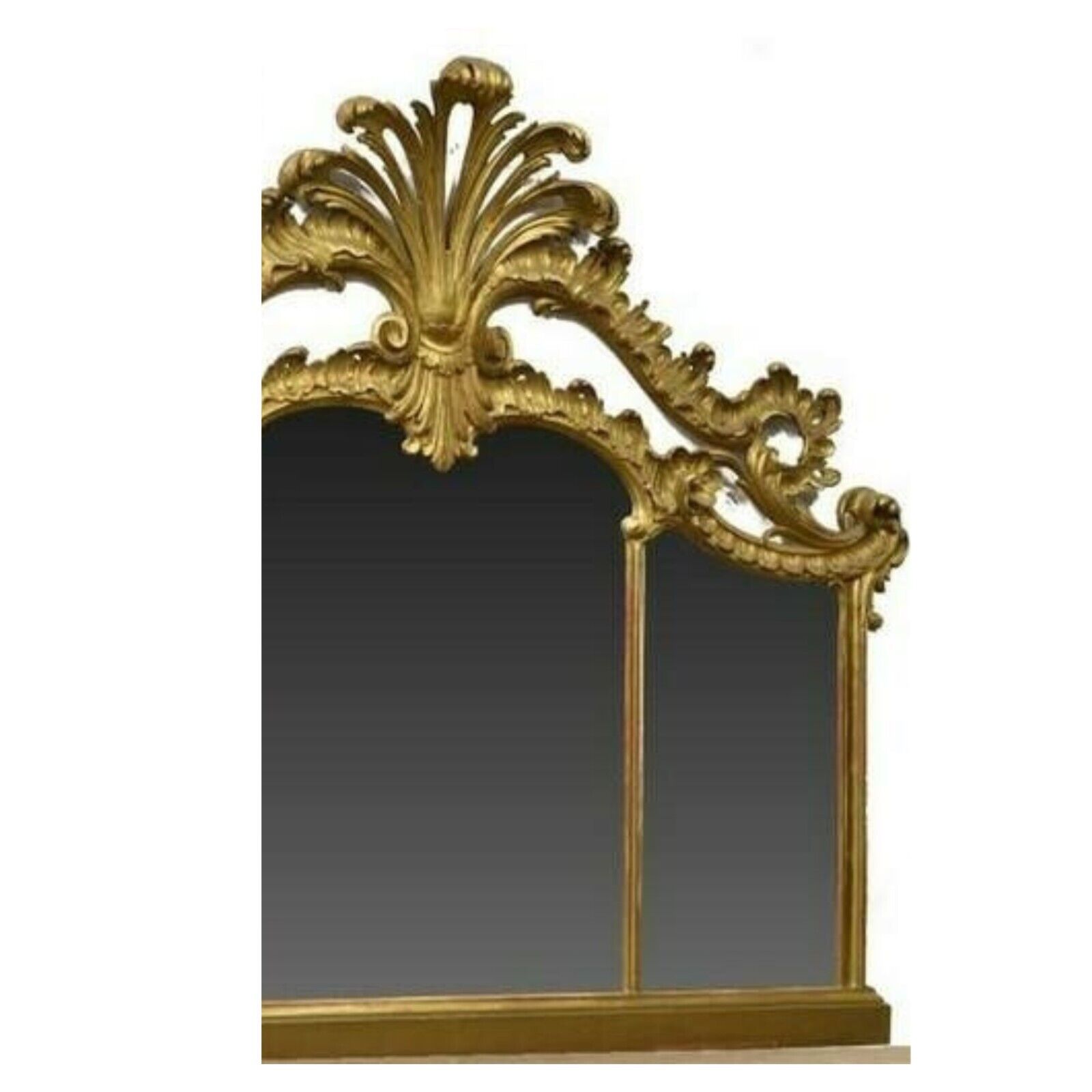 Ornate Gold Gilt Venetian Antique Mirror, Early 1900s