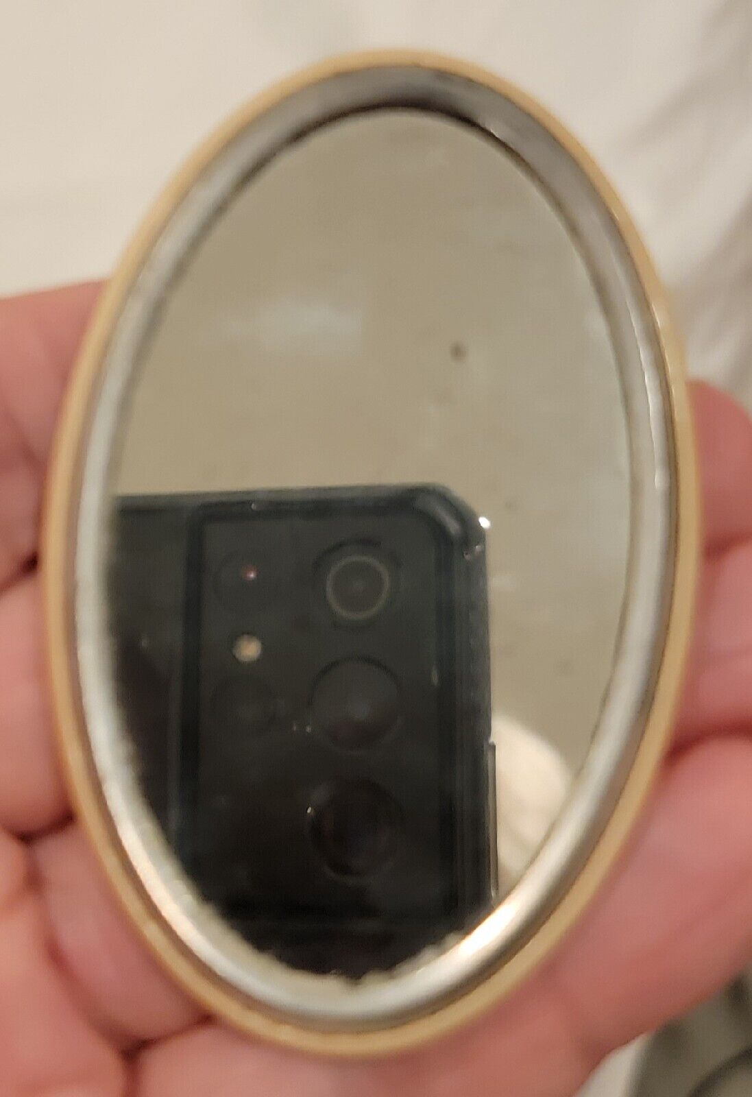 Antique TUCKAHOE LITHIA WATER Pocket Advertising Mirror