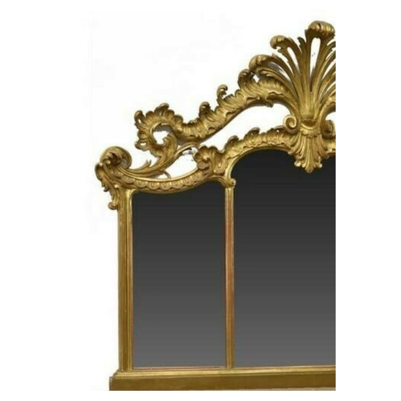 Ornate Gold Gilt Venetian Antique Mirror, Early 1900s