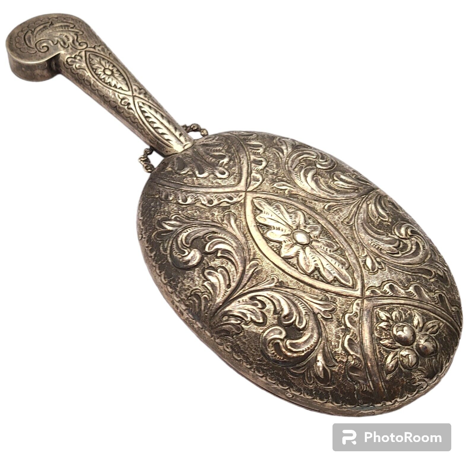 Art Nouveau Hand Mirror Birmingham/W.Clark Sterling Silver