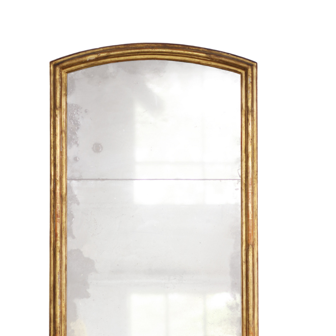 18th Century Trumeau Mirror, Original Glass