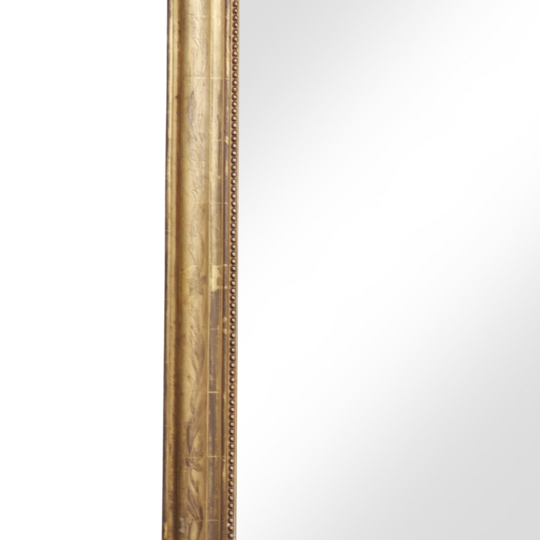 Large 1700s French Giltwood Mirror