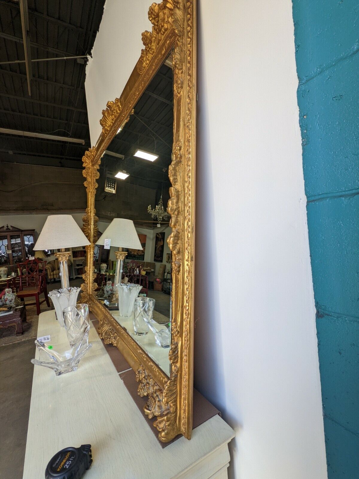 Antique Gold Mirror by Carvers Guild 48 x 61