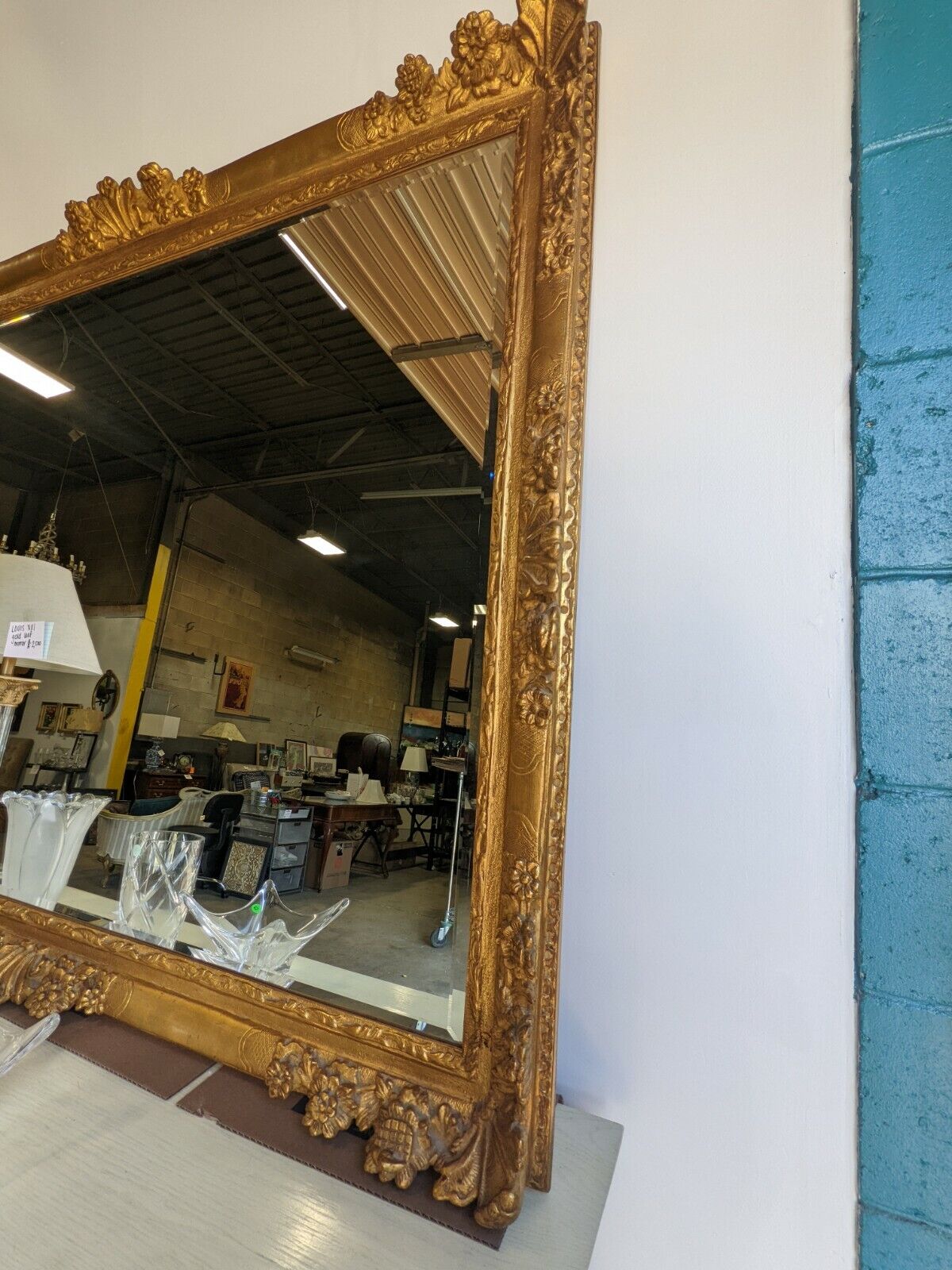Antique Gold Mirror by Carvers Guild 48 x 61