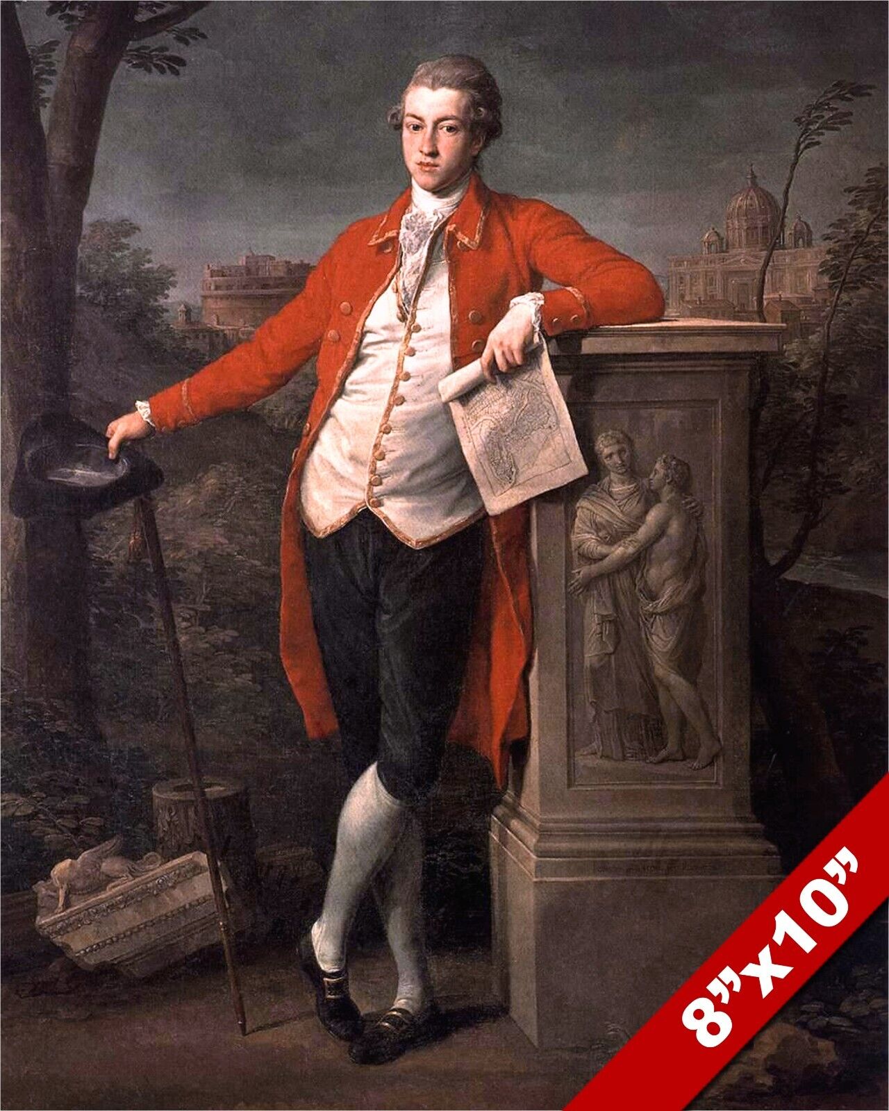 18th Century English Nobleman Portrait in Rome