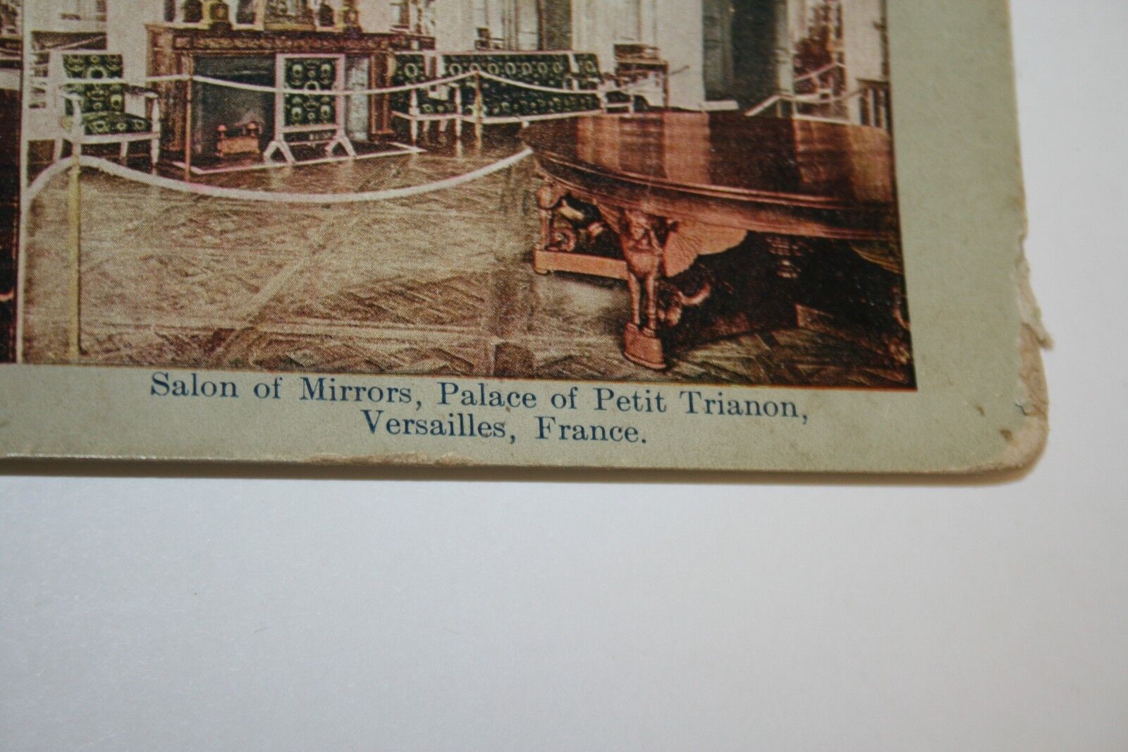 Antique 1900's French Petit Trianon Palace Stereoview Mirror