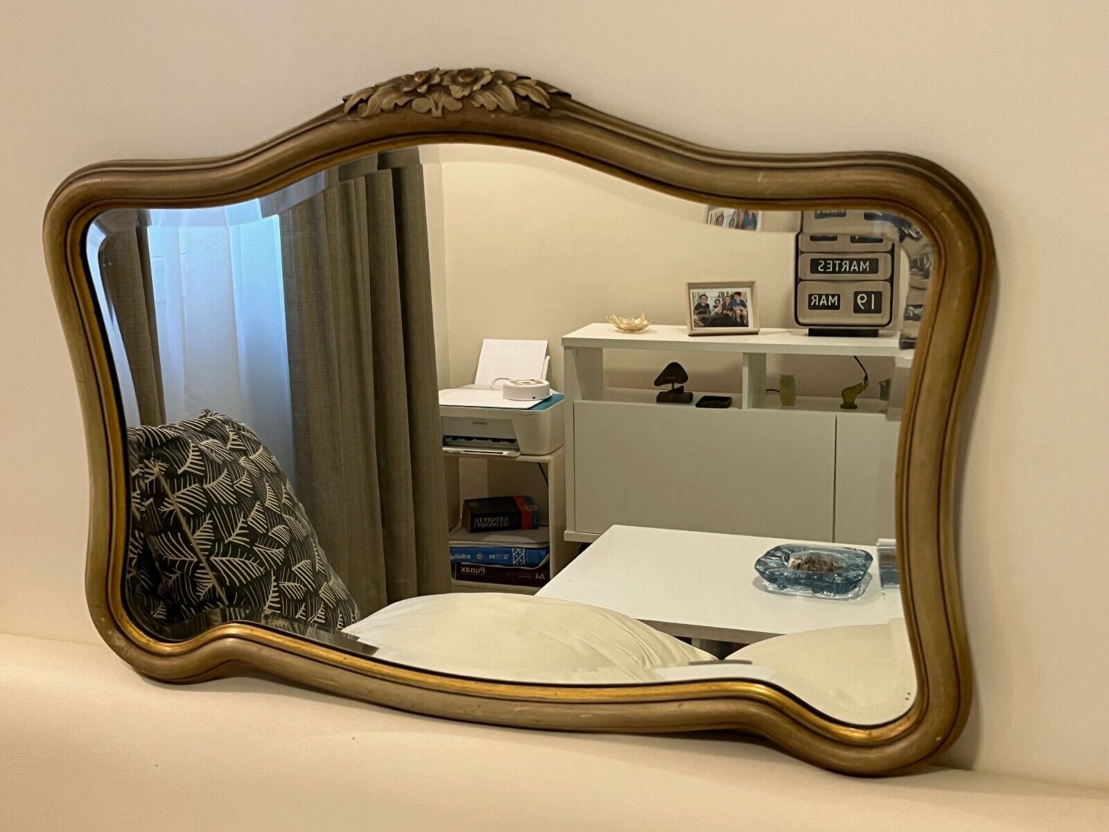 French Provenzal Beveled Glass Mirror - Early 1900s