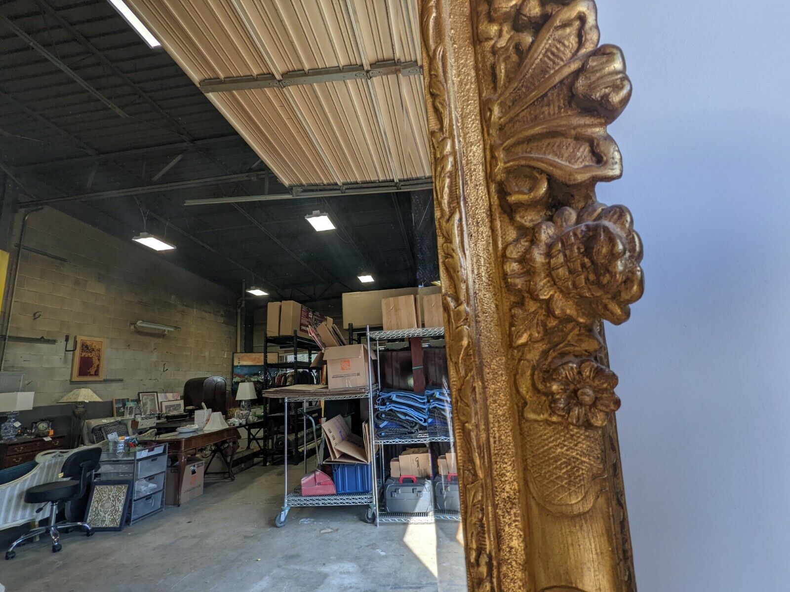 Antique Gold Mirror by Carvers Guild 48 x 61