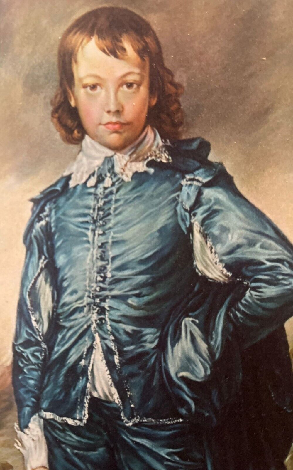 1700s Blue Boy Art Print Ancient Wall Decor
