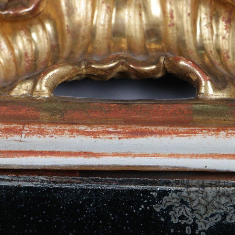 18th Century French Rococo Giltwood Wall Mirror