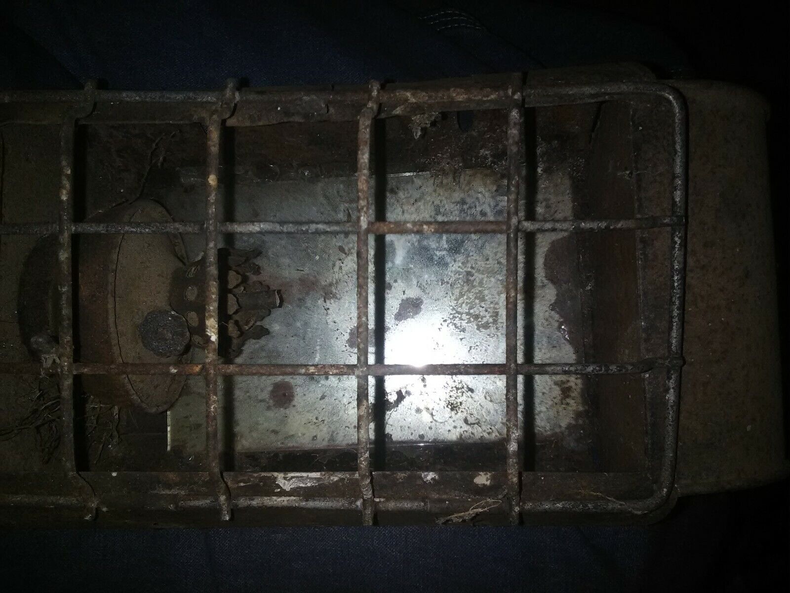 1800s Mirrored Kerosene Railroad Lantern - Rare Collectible