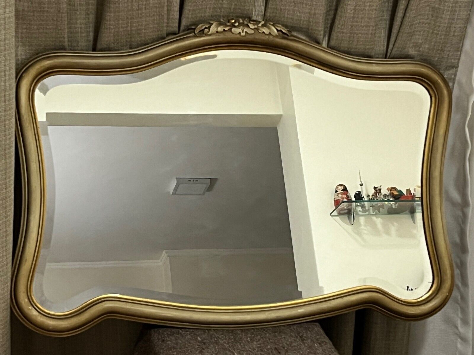 French Provenzal Beveled Glass Mirror - Early 1900s