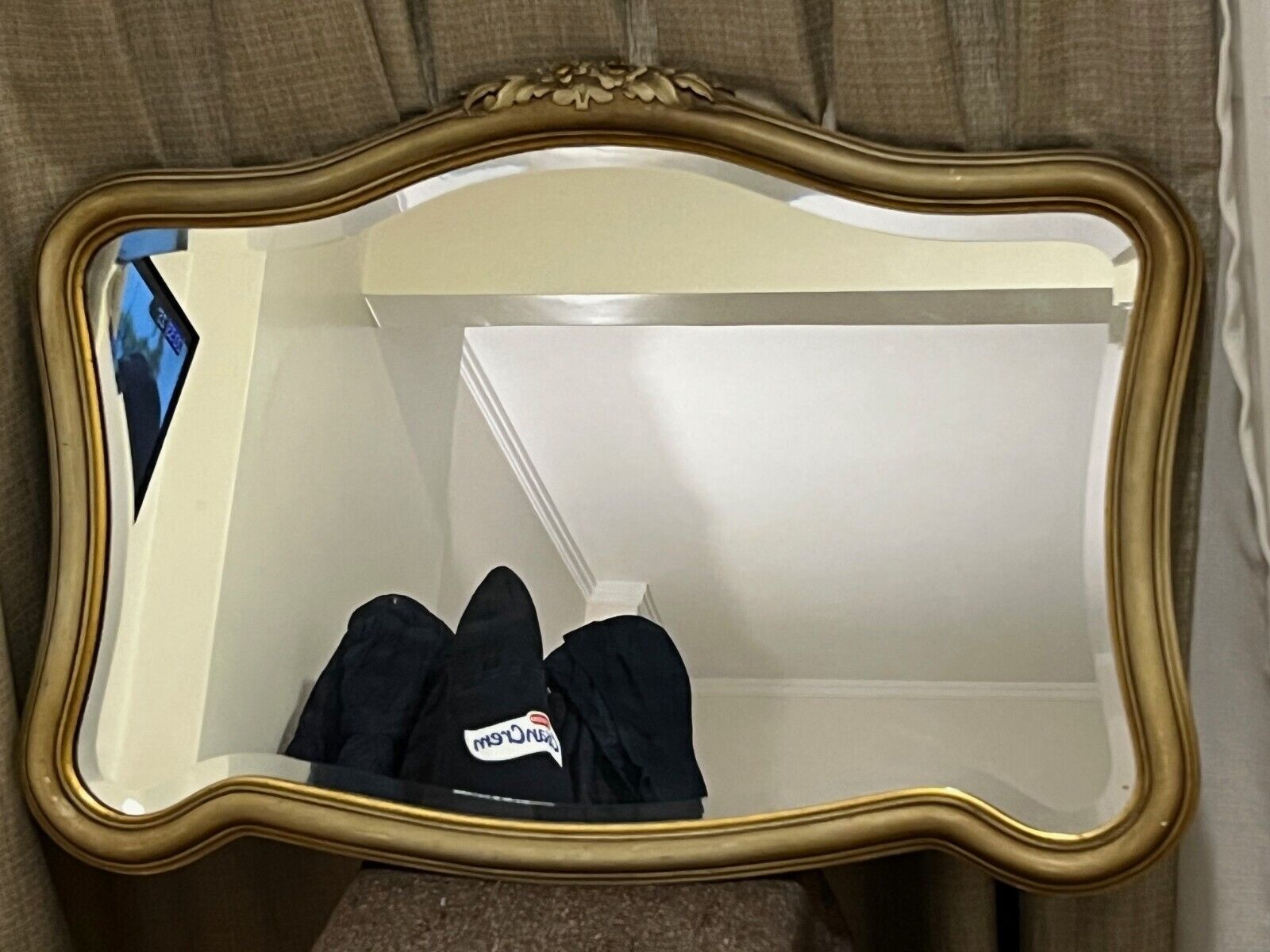 French Provenzal Beveled Glass Mirror - Early 1900s