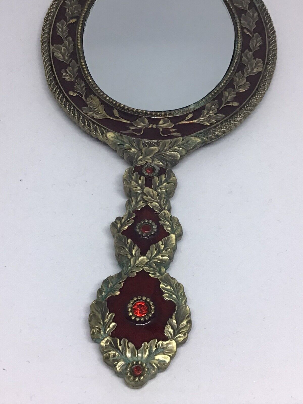 Antique Ornate Vanity Mirror from the Late 1800s