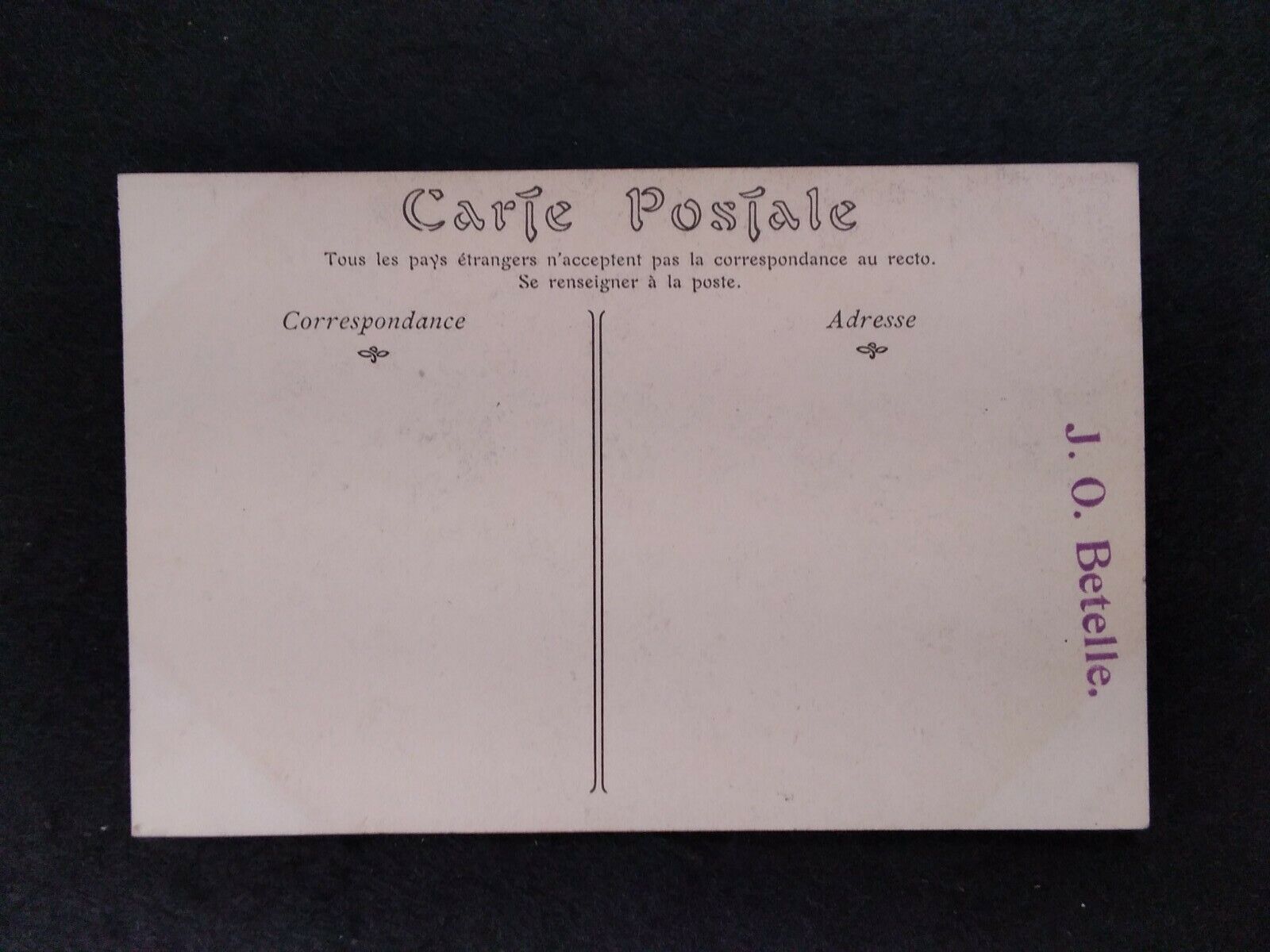 Rare Antique France Postcard Early 1900s Paris Door Elephant