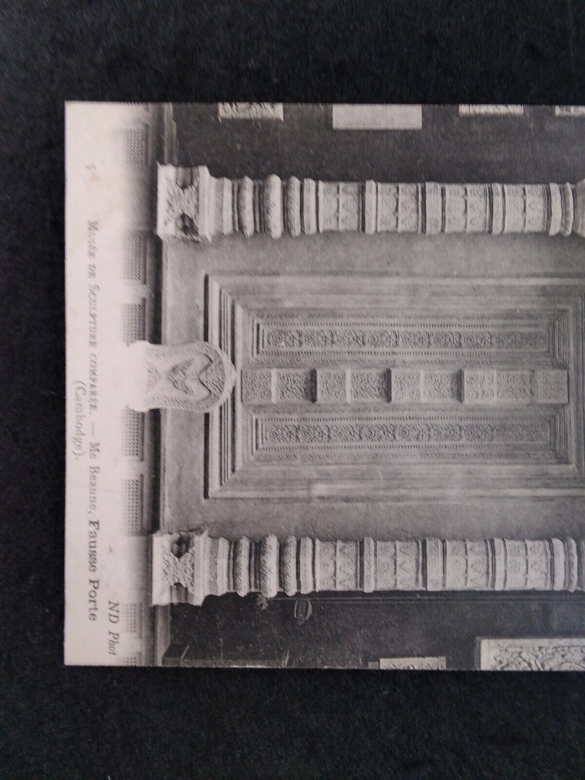 Rare Antique France Postcard Early 1900s Paris Door Elephant