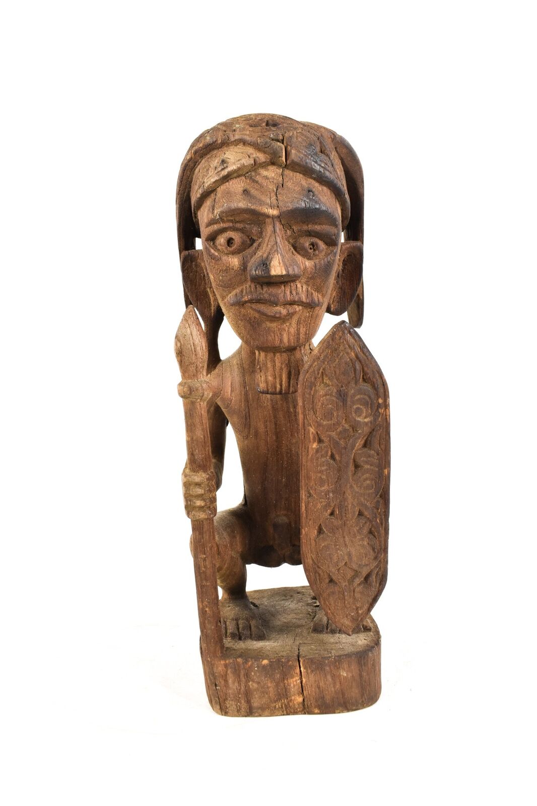 Bobo Wood Male Warrior Figure from Mali