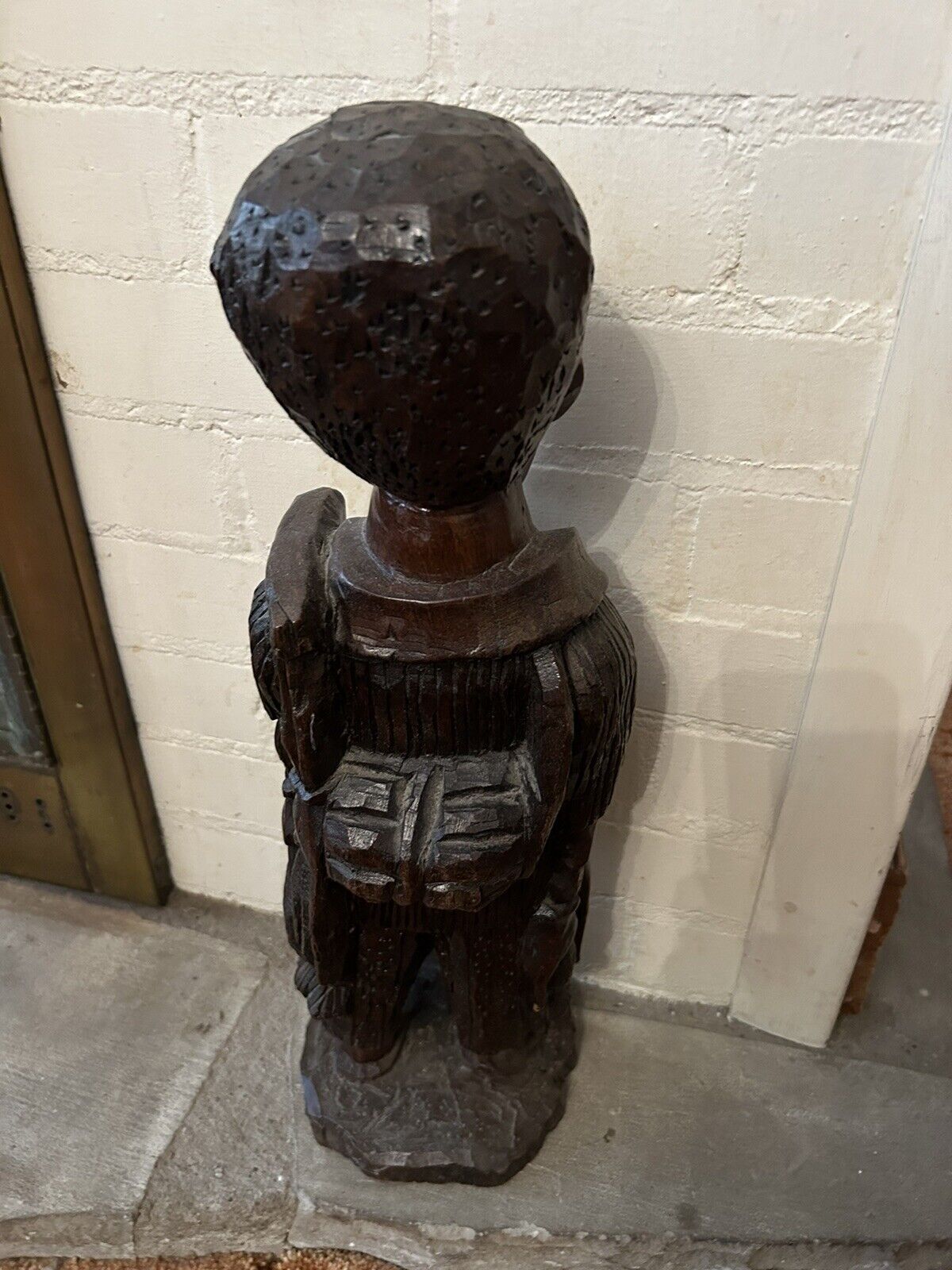 Antique Ebony Wood Carving South African Tribal Figure