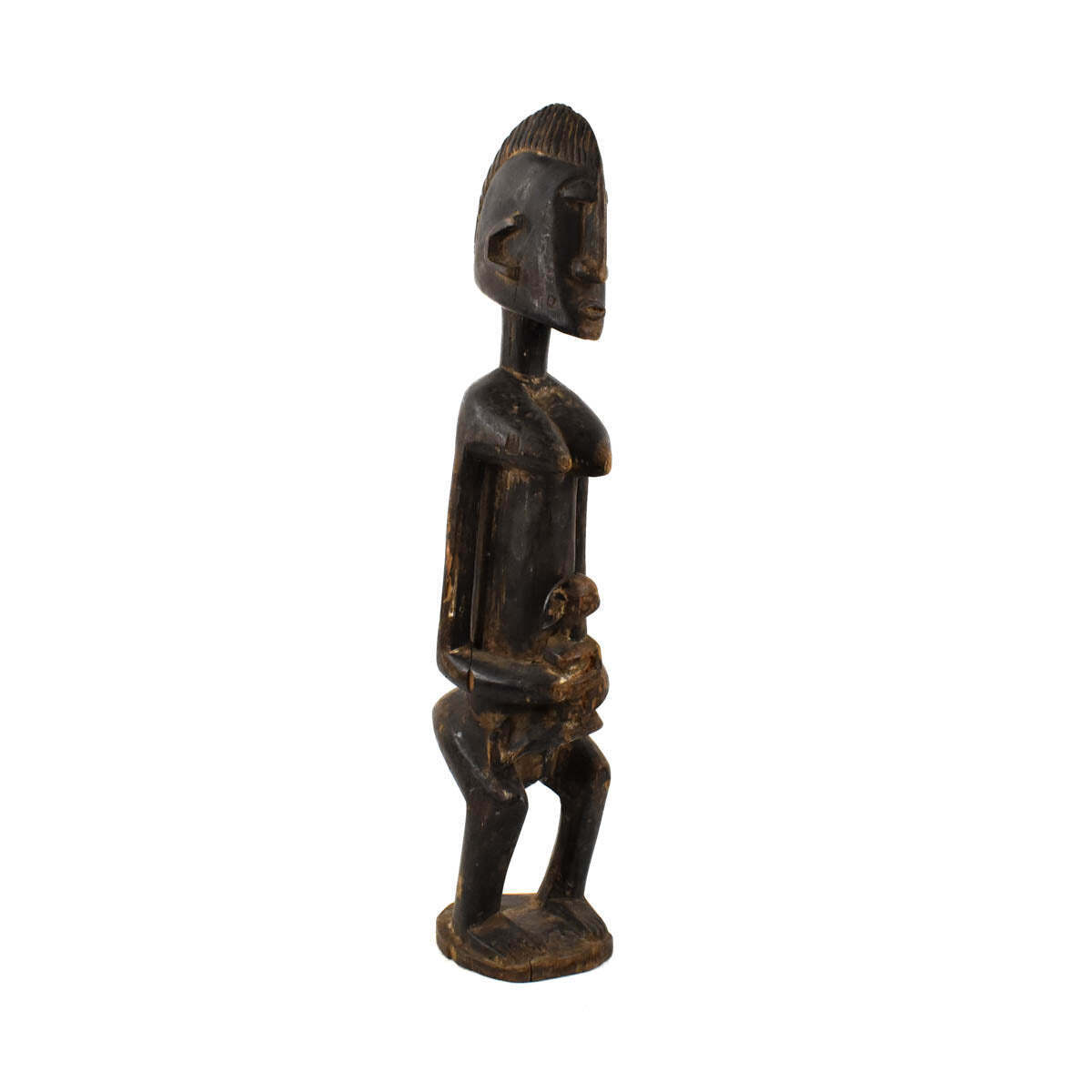African Bamana Maternity Figure from Mali Art