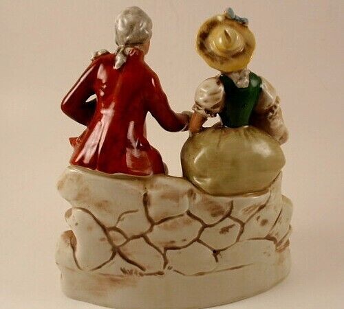 Antique Carl Schneider Porcelain Courting Couple Figurine