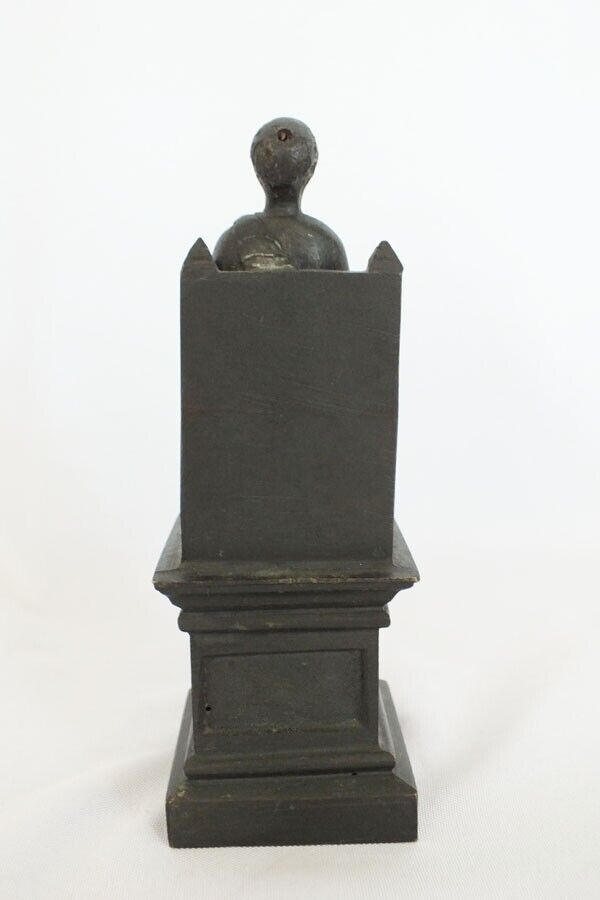 Bronze Saint Peter Throne Statue - 1900s Vintage Figurine